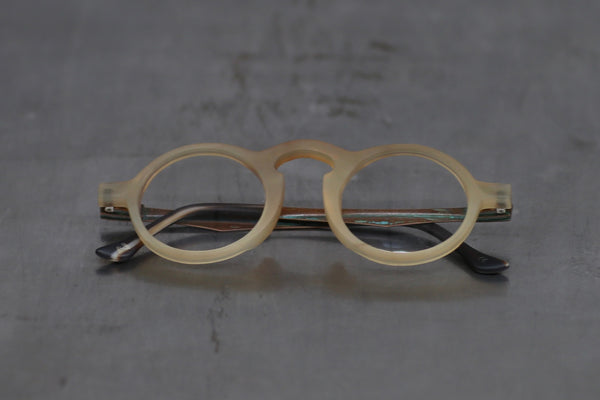 Rigards*UMA WANG amber matte clear glasses RG00UW8